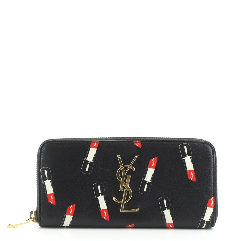 Classic Monogram Zip Around Wallet Printed Leather S744816597169