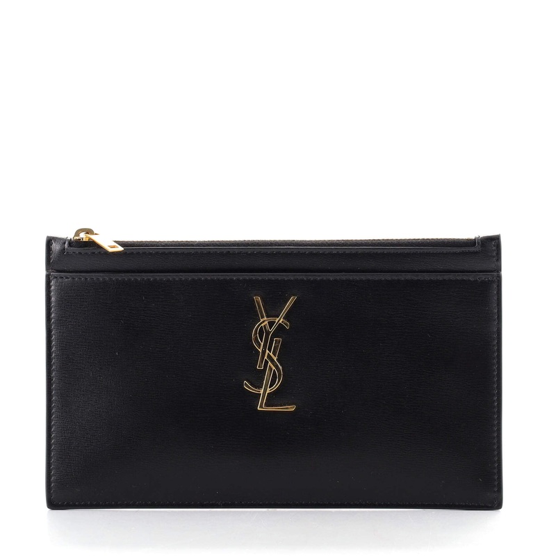 Classic Monogram Zip Bill Pouch Leather Medium S744816582343