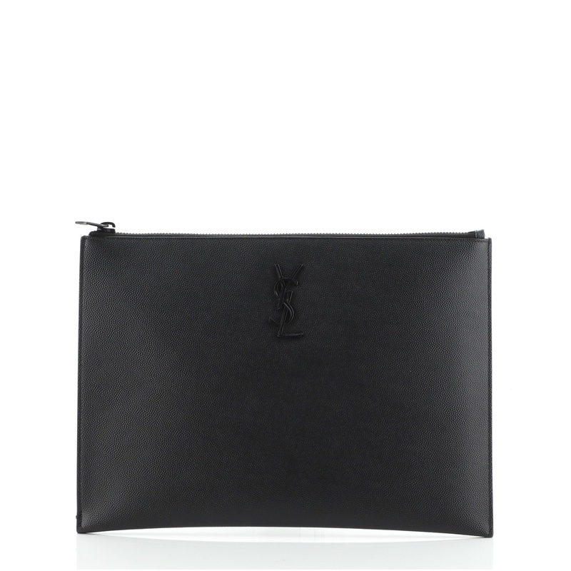 Classic Monogram Zip Pouch Leather Small S744816673264