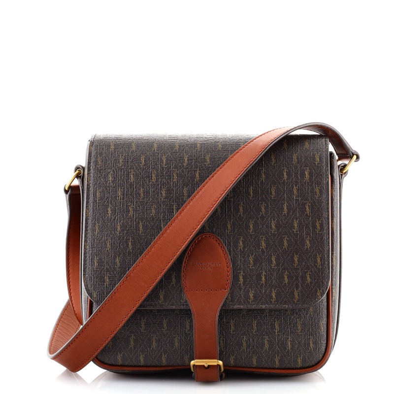 Le Monogramme Buckle Satchel Monogram All Over Coated Canvas and Leather Medium S744816560000