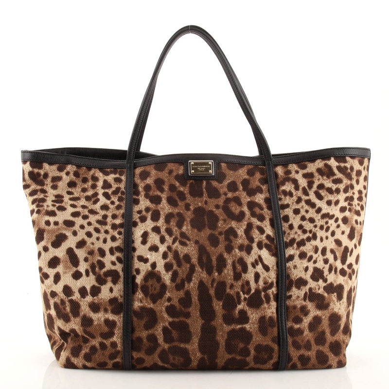 Miss Escape Open Tote Printed Canvas Large S744816590306