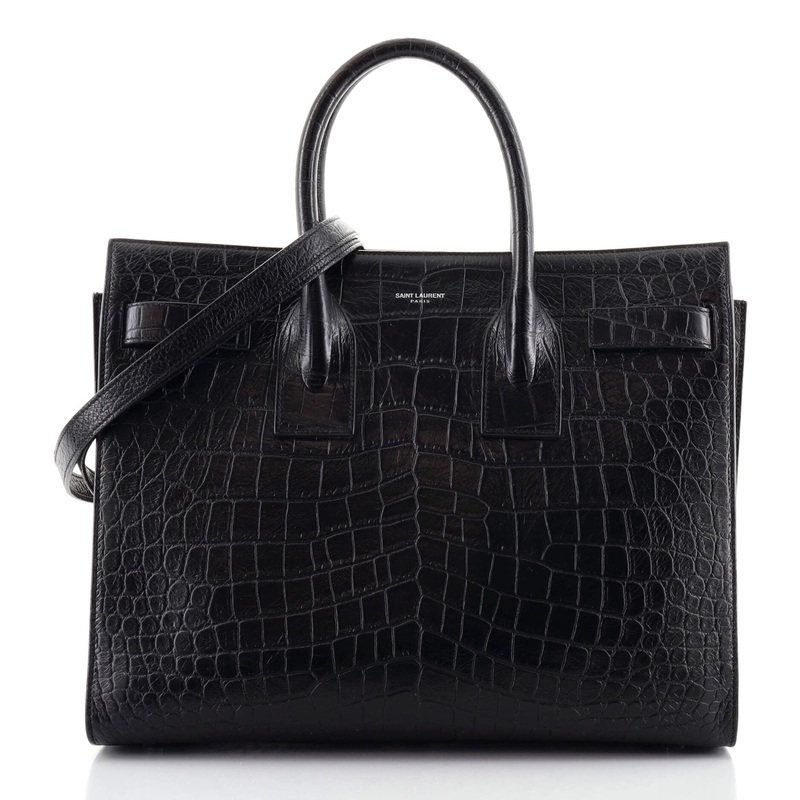 Sac de Jour Bag Crocodile Embossed Leather Small S744816594012