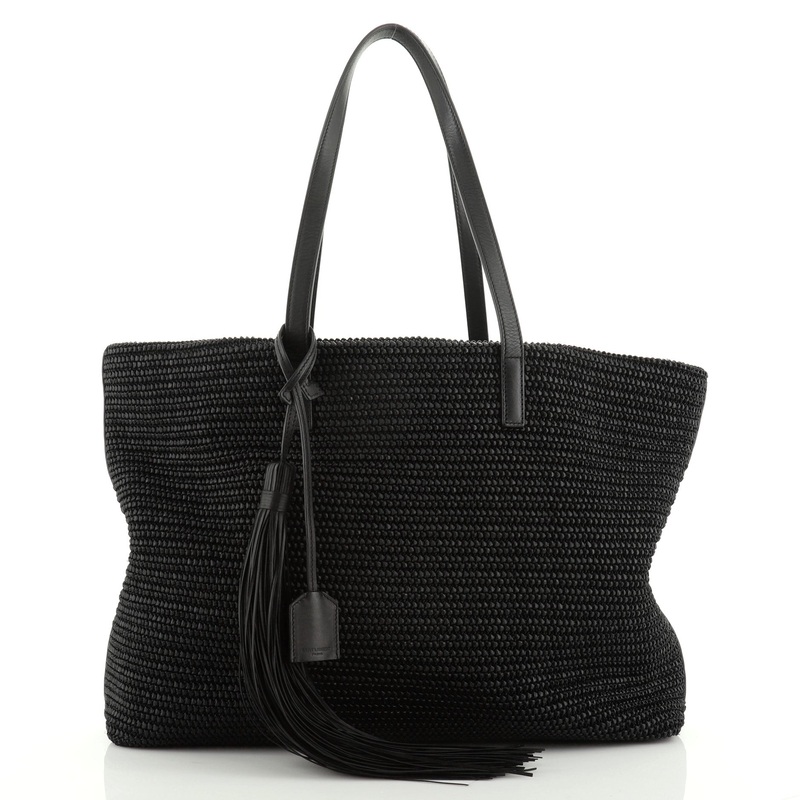Shopper Tote Woven Raffia East West S744816741069