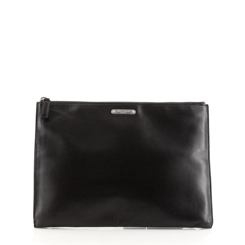 Zip Pouch Leather Medium S744816667609