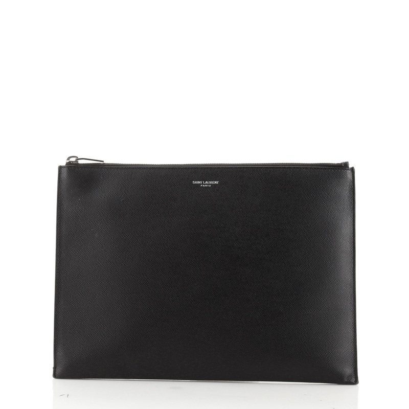 Zip Pouch Leather Medium S744816673332