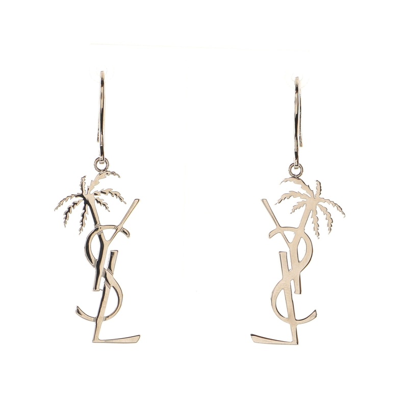 Monogram Palm Dangle Earrings Metal S744816623234
