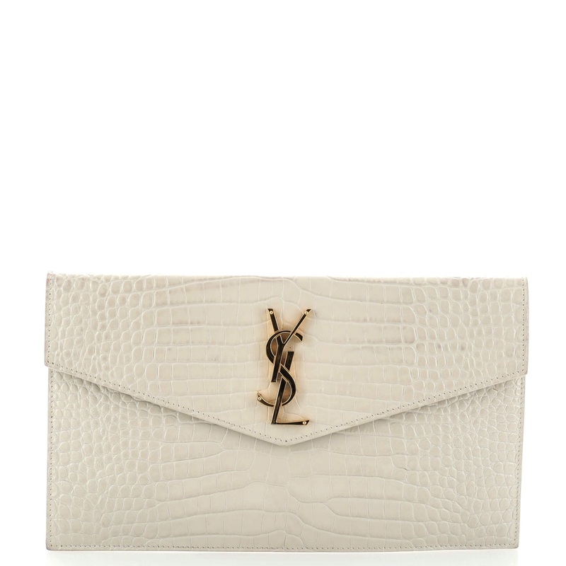 Uptown Pouch Crocodile Embossed Leather S744816719870