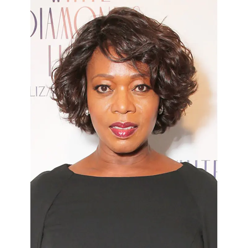 Bobs Curly 10" Lace Front Alfre Woodard Wigs