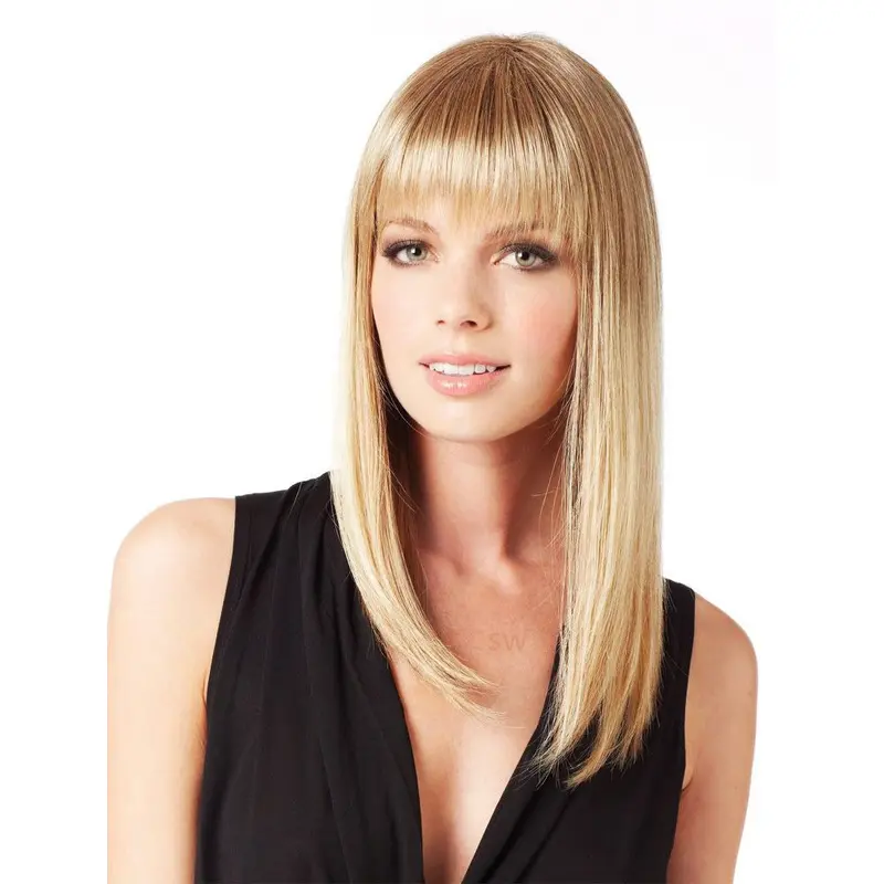 Discount Synthetic Blonde Lace Front Long Wigs