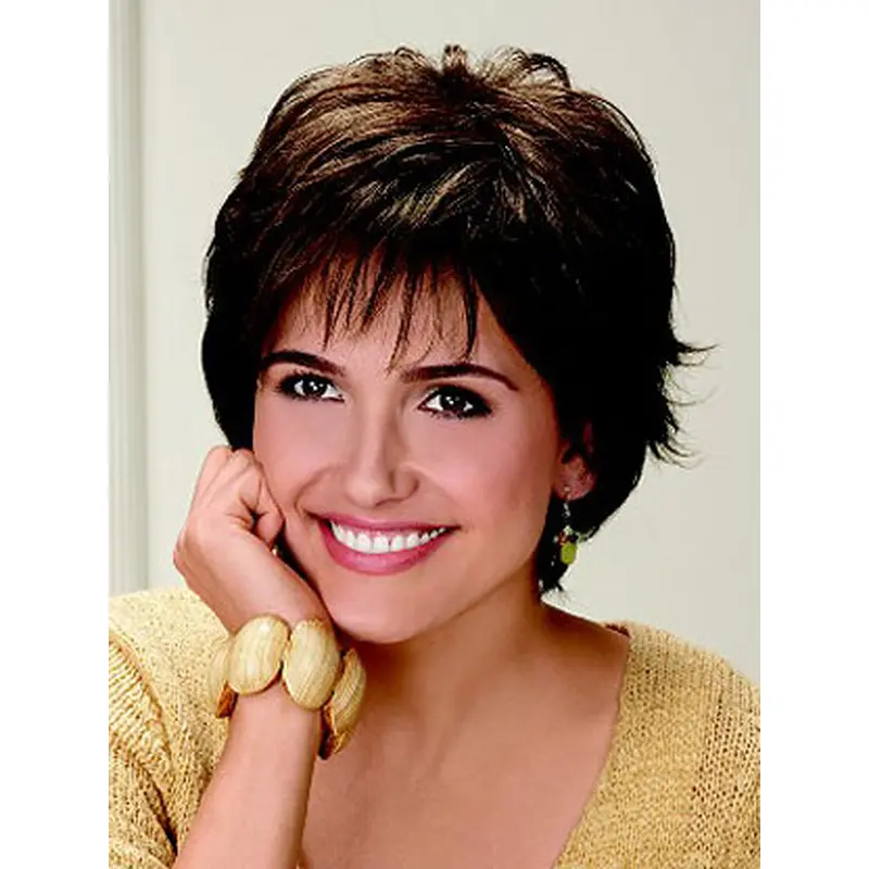 Perfect Brown Wavy Wigs For Cancer