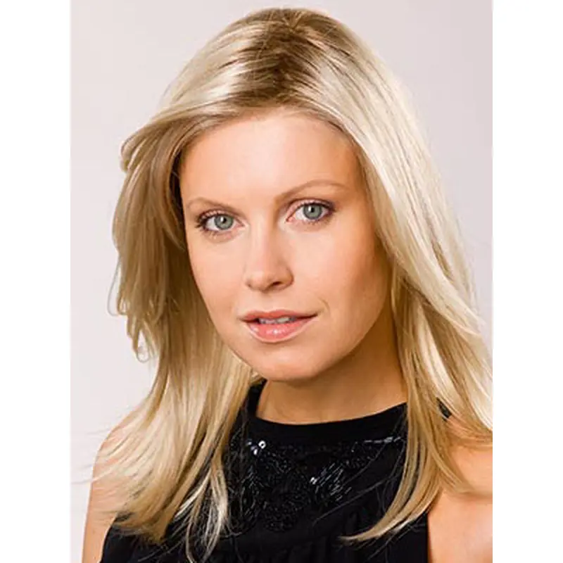 Blonde Straight Remy Human Hair Great Long Wigs