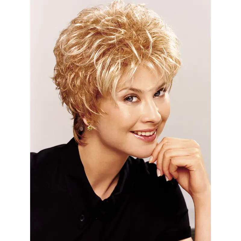 Boycuts Wavy Synthetic Short Wigs