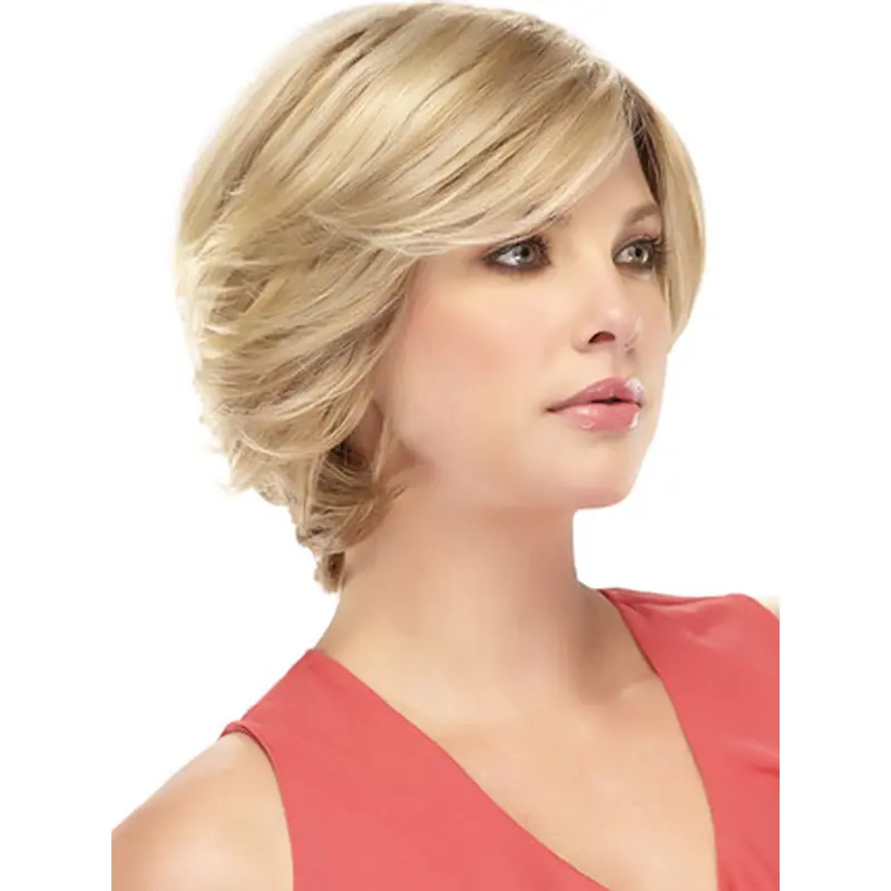 Cosy Blonde Wavy Chin Length Wigs For Cancer