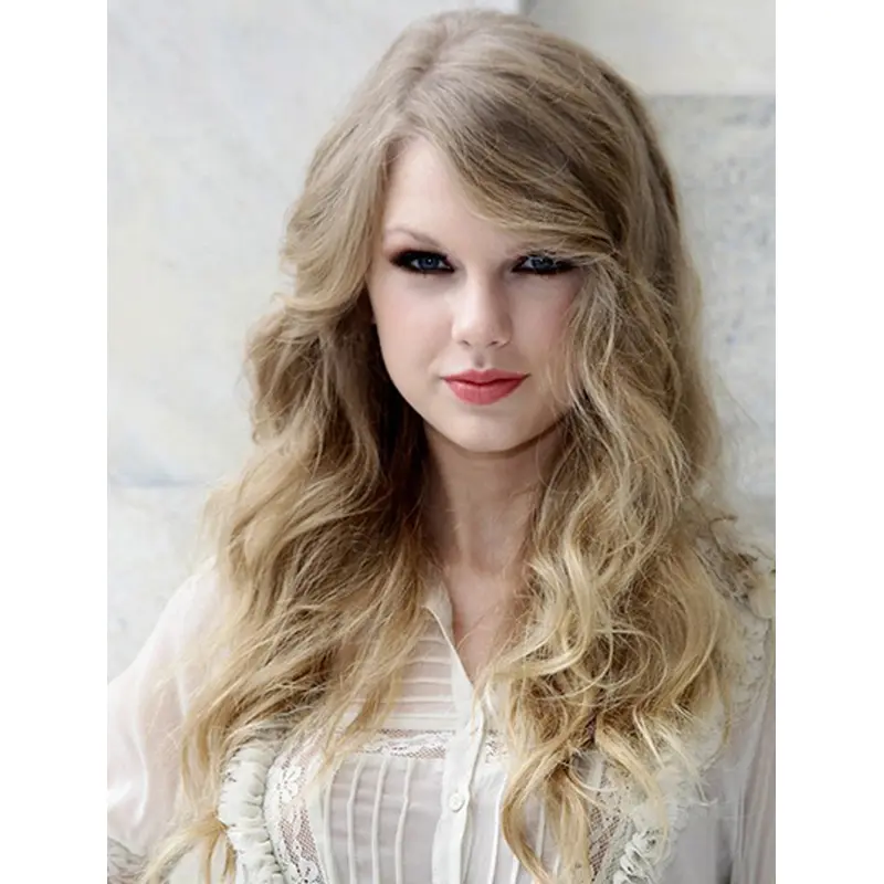 Designed Blonde Wavy Long Taylor Swift Wigs