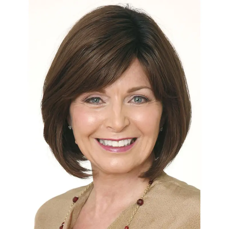 Shining Lace Front Straight Chin Length Bob Wigs