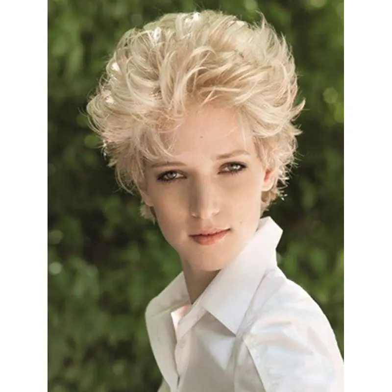 Blonde Lace Front Synthetic Perfect Short Wigs