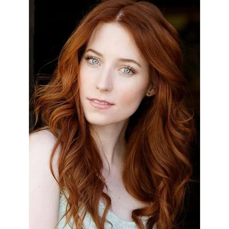Fabulous Long Wavy Full Lace Copper Wigs 20 Inch