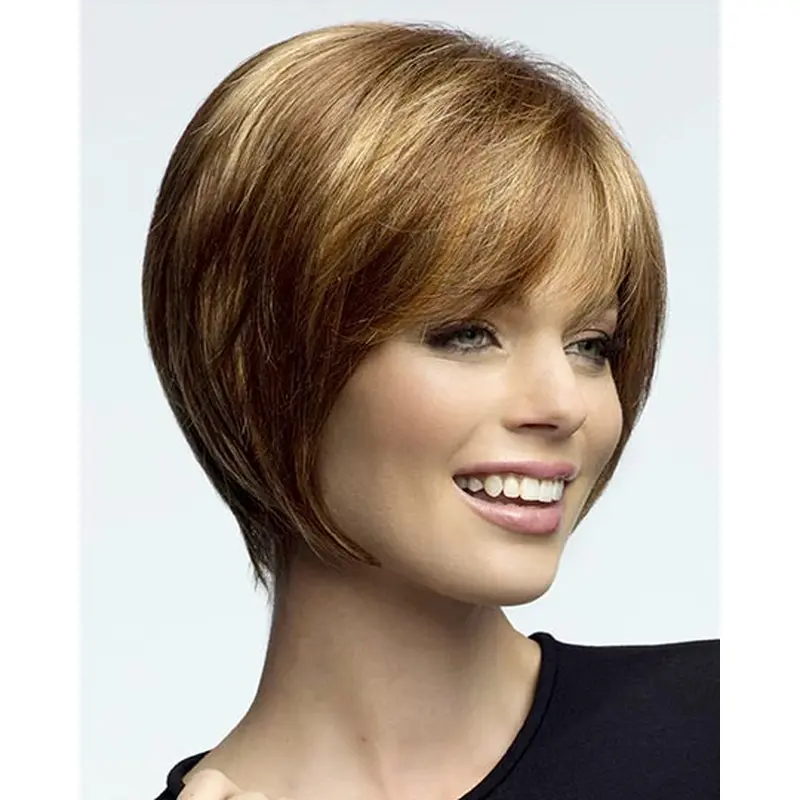 Blonde Flexibility Lace Front Synthetic Medium Wigs