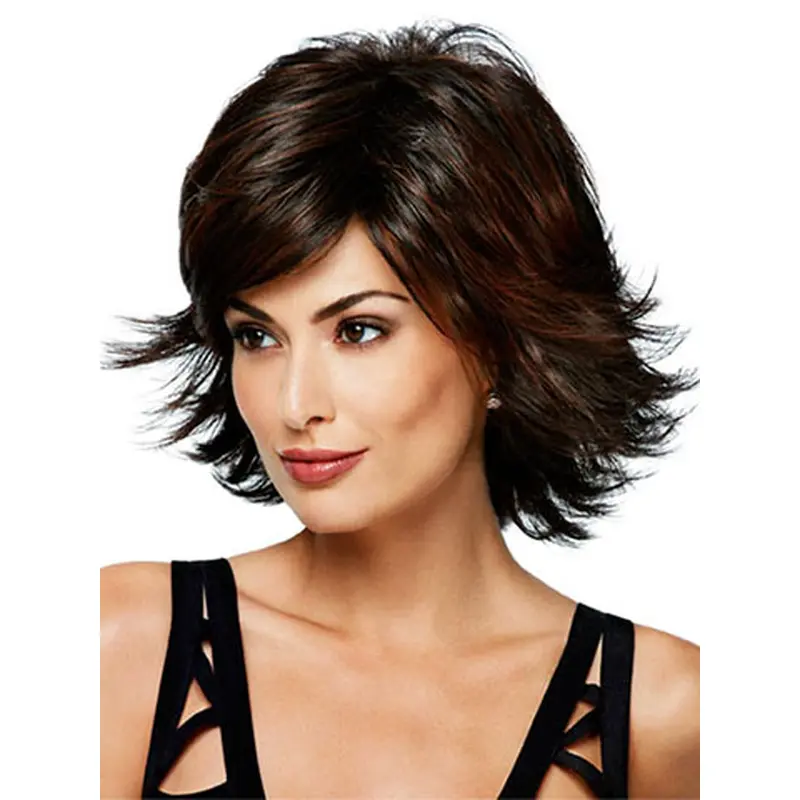 10" Wavy Ombre/2 tone Classic Medium Wigs
