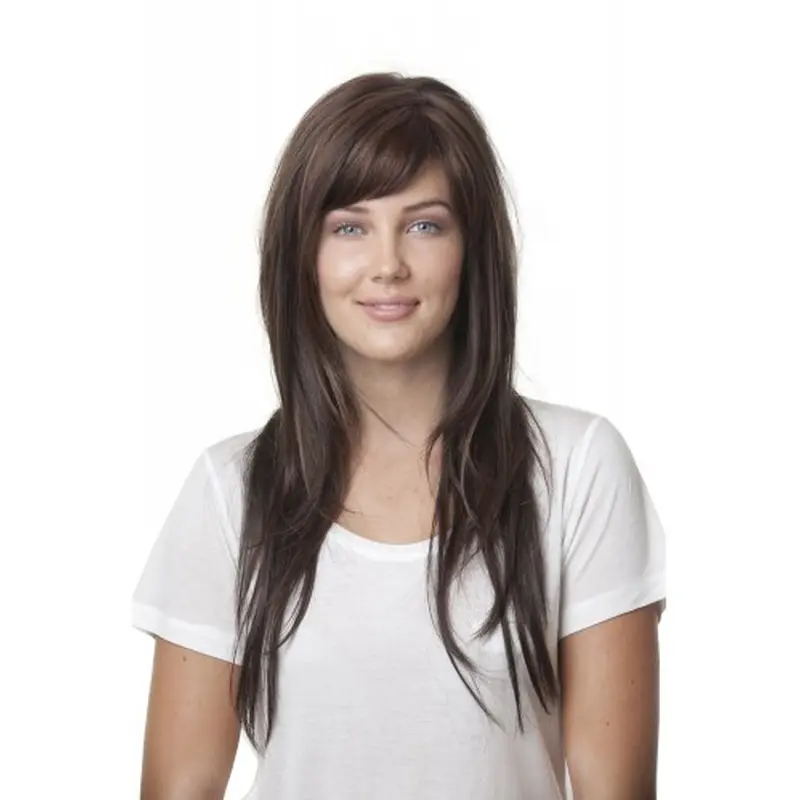Monofilament Straight Synthetic Refined Long Wigs