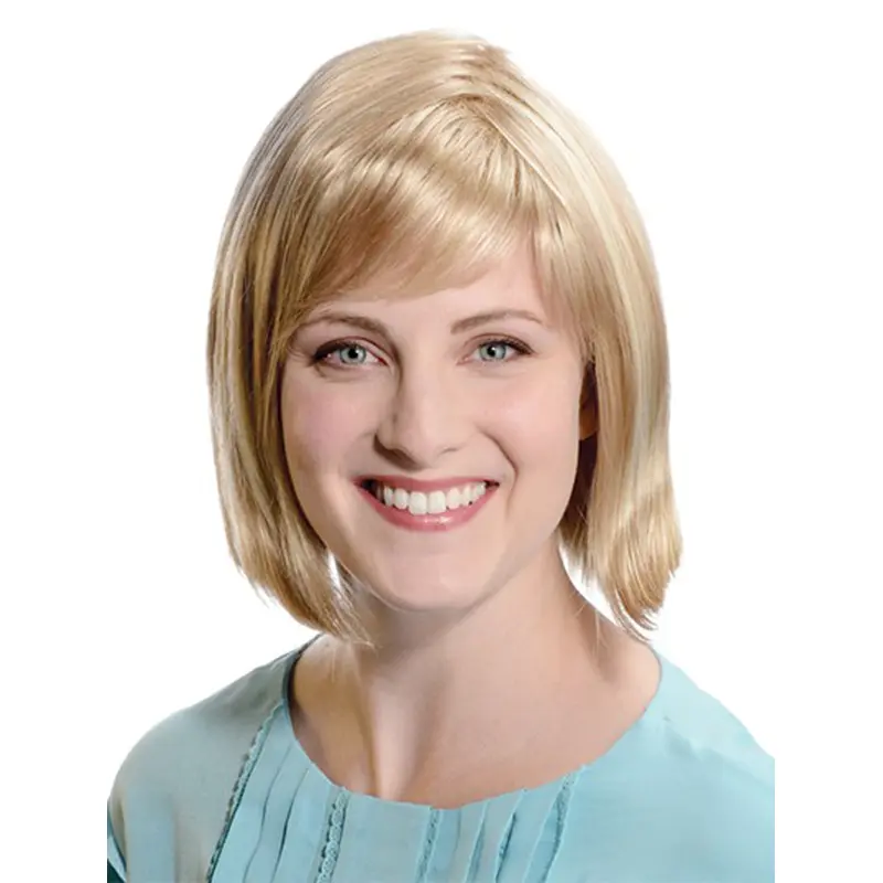 Blonde Easeful Straight Synthetic Medium Wigs