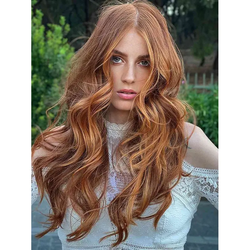 Lace Front Layered 18" Blonde Long Hair Wig
