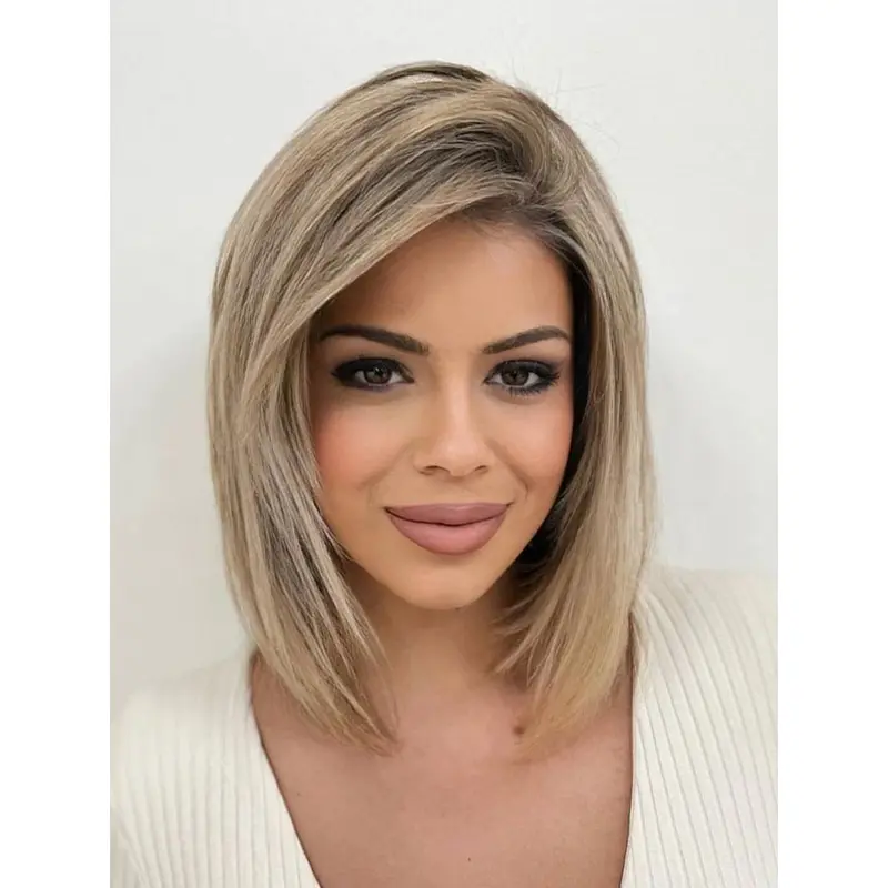Wigs For Sale Shoulder Length Synthetic Wigs Straight Lace Front Wigs