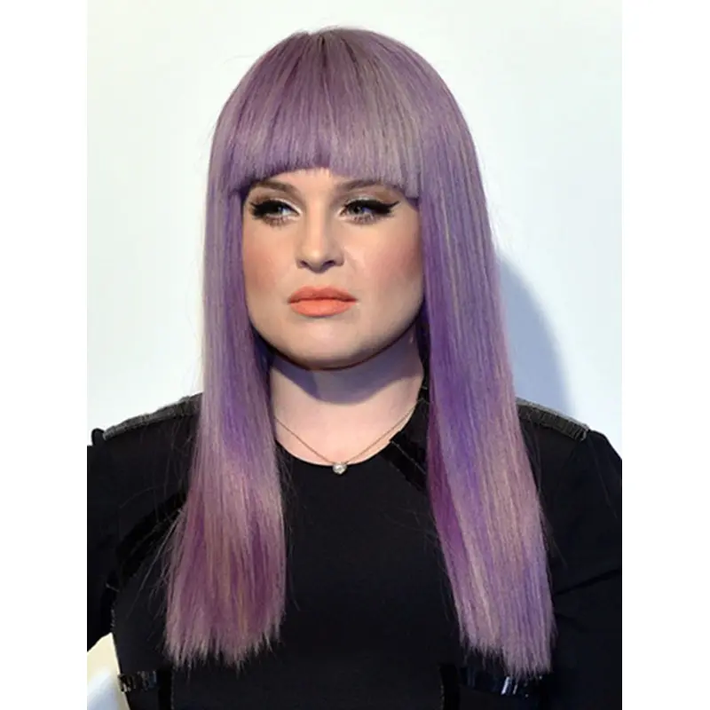 Long Capless Synthetic Straight 18" Kelly Osbourne Wigs