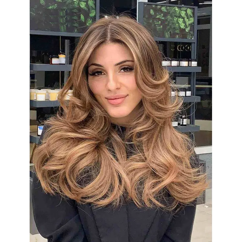 Long Wigs For Sale Without Bangs Wigs Synthetic Lace Front Wigs