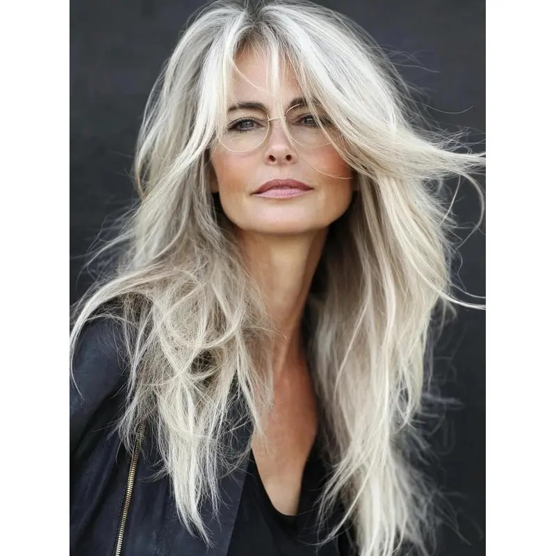 Extra Long Hair Wigs Wavy Monofilament 22" Wigs