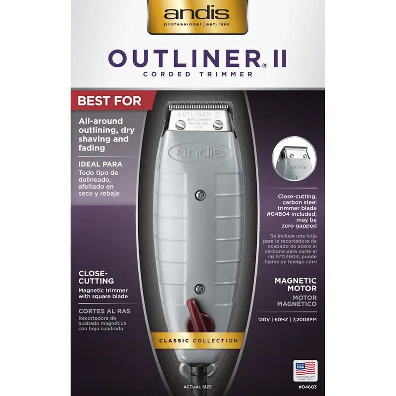 ANDIS: Outliner II Square Blade Trimmer