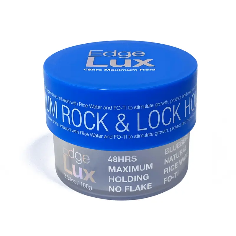 Lux Collection Edge Lux 48 Hour Maximum Hold Hair Gel Tamer 3.5oz - Blueberry
