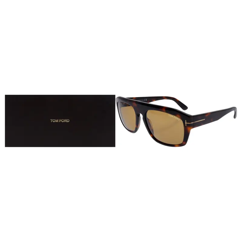 Tom Ford Tom Ford TF470 56E Conrad - Havana/Brown by Tom Ford for Women - 58-18-145 mm Sunglasses