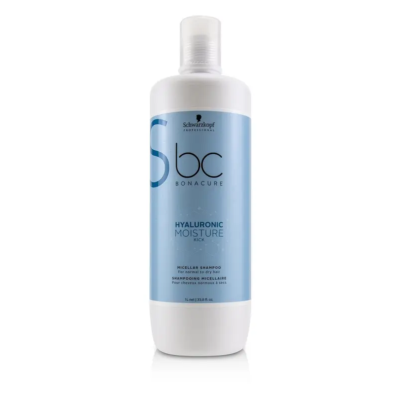 Schwarzkopf BC Bonacure Hyaluronic Moisture Kick Micellar Shampoo (For Normal to Dry Hair)  1000ml/33.8oz