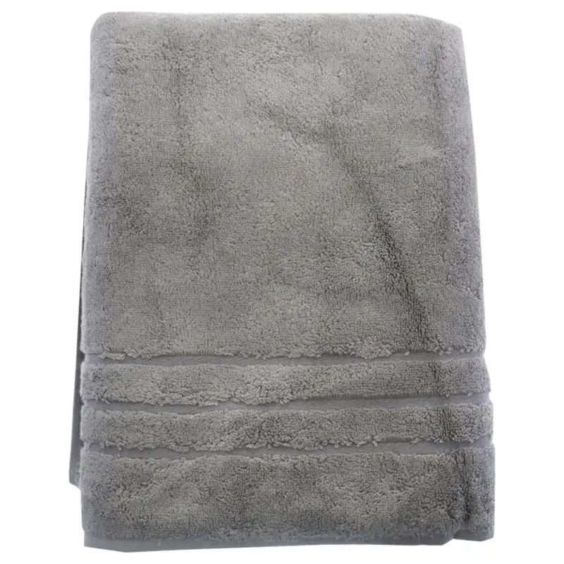 Cariloha Bamboo Bath Towel - Harbor Gray by Cariloha for Unisex - 1 Pc Towel