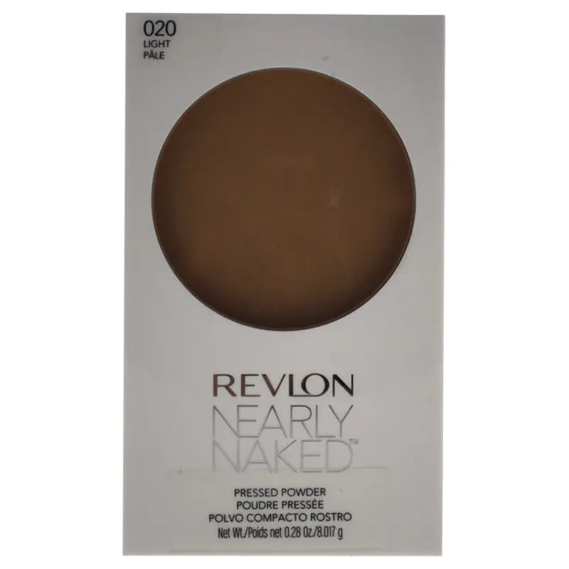 Revlon Nearly Naked Pressed Powder - # 020 Light by Revlon for Women - 0.28 oz Powder