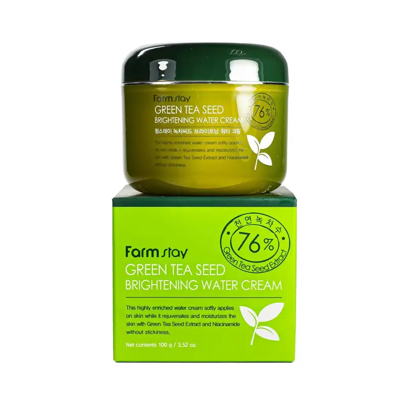 Farmstay Green Tea Seed Brightening Water Cream 100g
