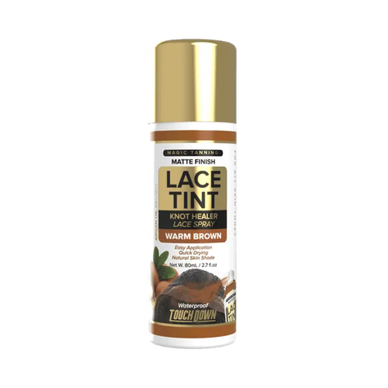 Touch Down Lace Tint Knot Healer Lace Spray - Warm Brown