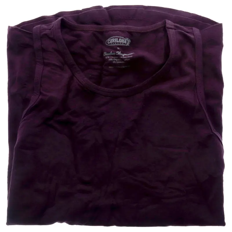 Cariloha Bamboo Sleep Tank Top - Deep Violet by Cariloha for Women - 1 Pc T-Shirt (S)