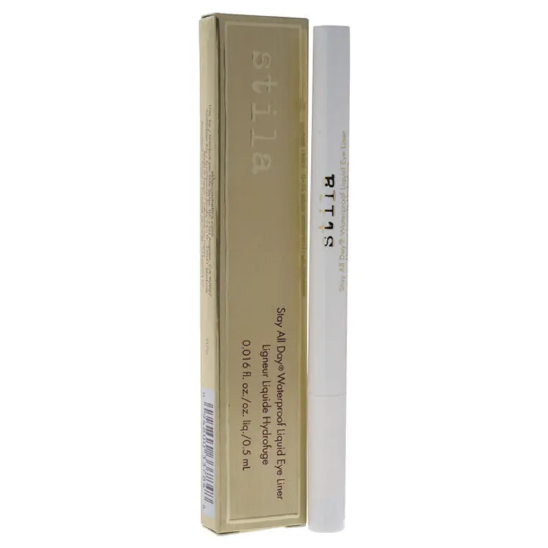 Stila Stay All Day Waterproof Liquid Eye Liner - Snow by Stila for Women - 0.016 oz Eyeliner