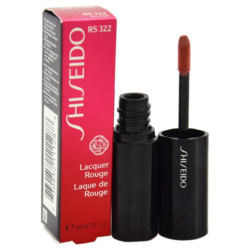 Shiseido Lacquer Rouge - # RS322 Metalrose by Shiseido for Women - 0.2 oz Lip Gloss