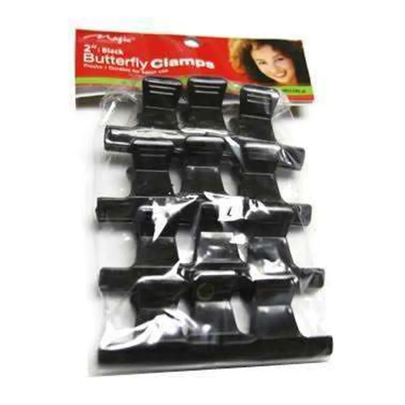 Magic Collection Butterfly Clamps 2 " - Black