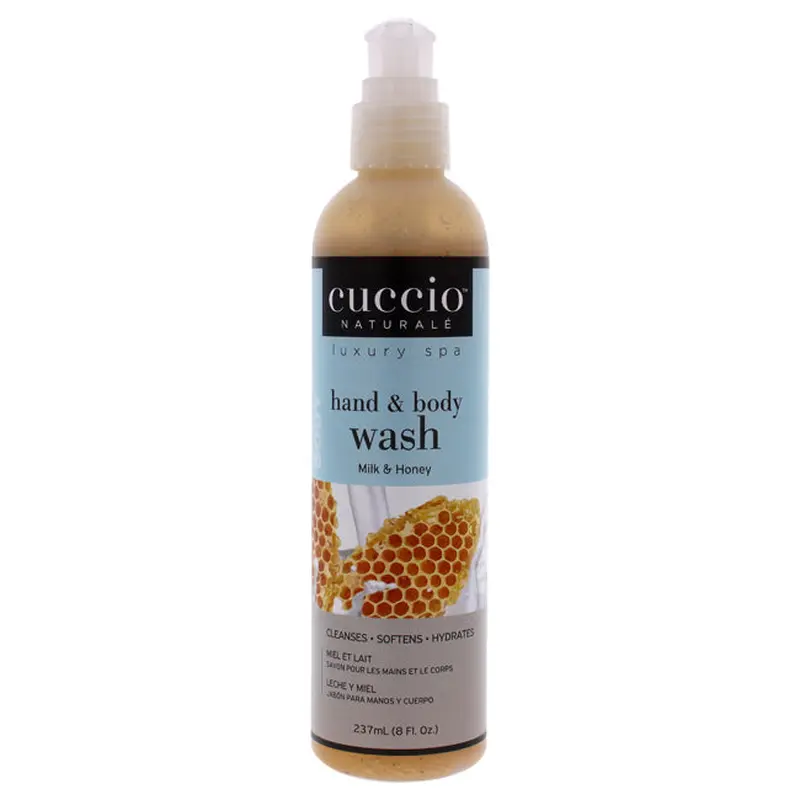 Cuccio Hand and Body Wash - Milk and Honey by Cuccio for Women - 8 oz Body Wash