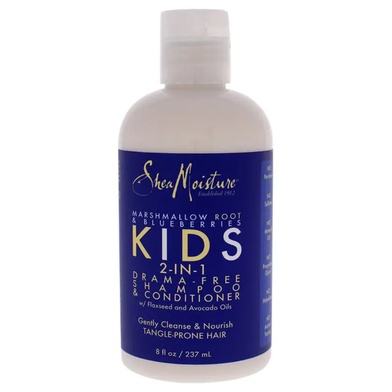 Shea Moisture Marshmallow Root and Blueberries Kids 2-In-1 Shampoo and Conditioner by Shea Moisture for Kids - 8 oz Shampoo and Conditioner