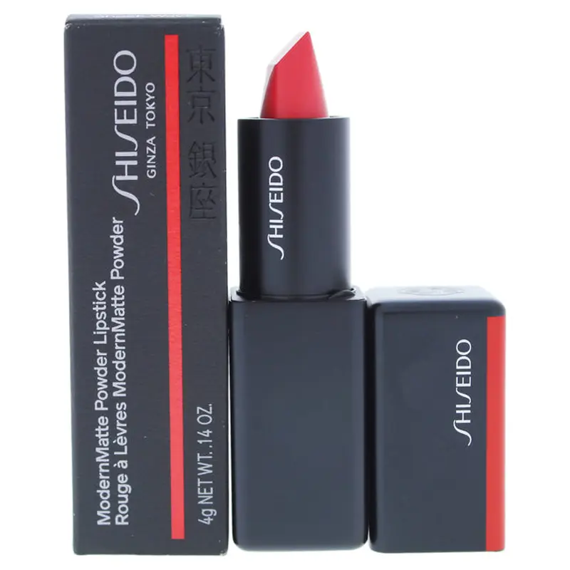 Shiseido ModernMatte Powder Lipstick - 513 Shock Wave by Shiseido for Unisex - 0.14 oz Lipstick