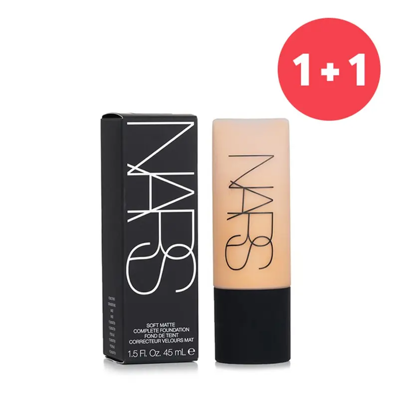 NARS 1+1 SetSoft Matte Complete Foundation - #4.5 Vienna  45ml/1.5oz x2