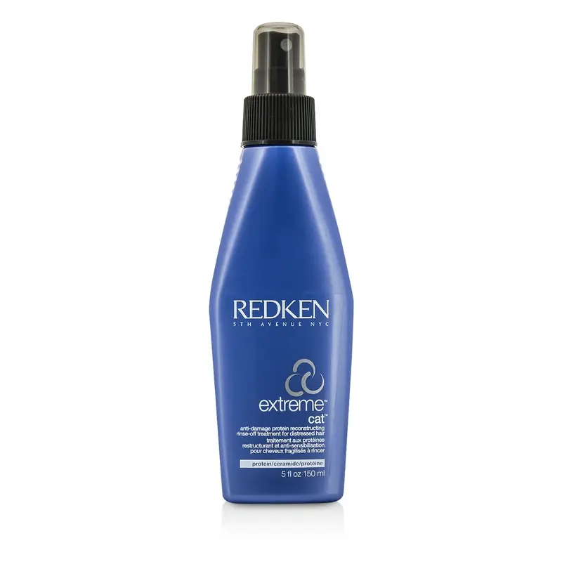 Redken Extreme Cat Anti-Damage Protein Reconstructing Rinse-Off Treatment (For Distressed Hair)  150ml/5oz