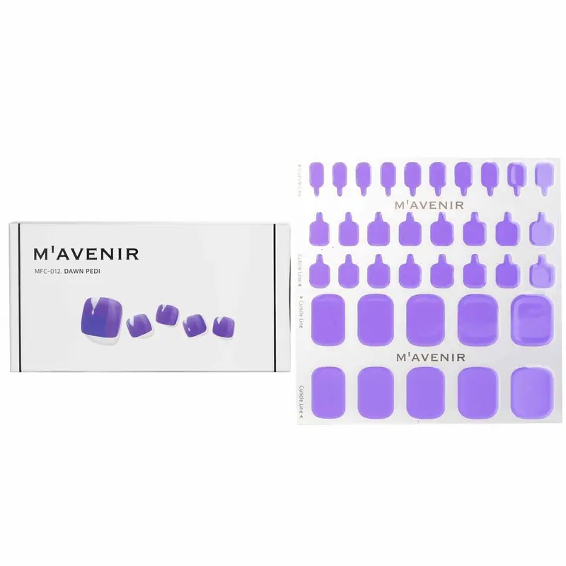Mavenir Nail Sticker (Purple) - # Dawn Pedi  36pcs