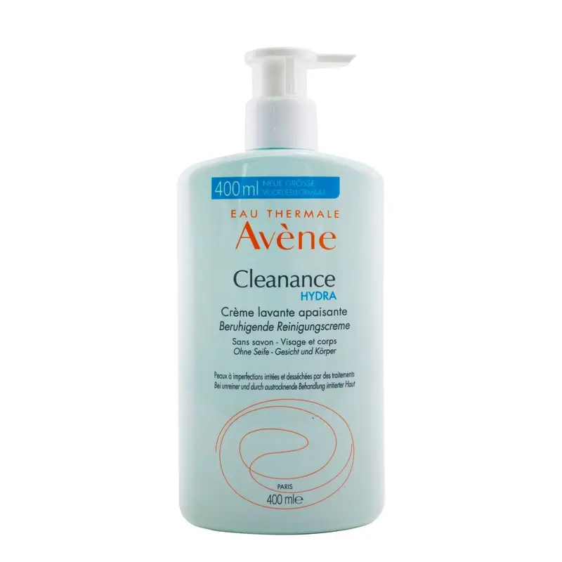 Avene Cleanance HYDRA Soothing Cleansing Cream  400ml/13.3oz