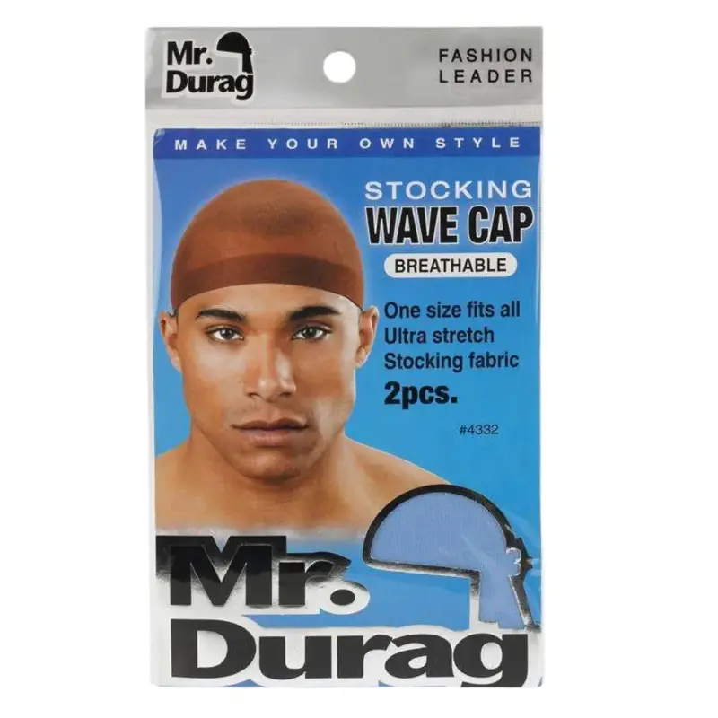 Mr. Durag Stocking Wave Cap 2 pc - Choose Your Color